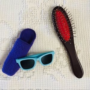 American Girl Doll Sunglasses and Hairbrush